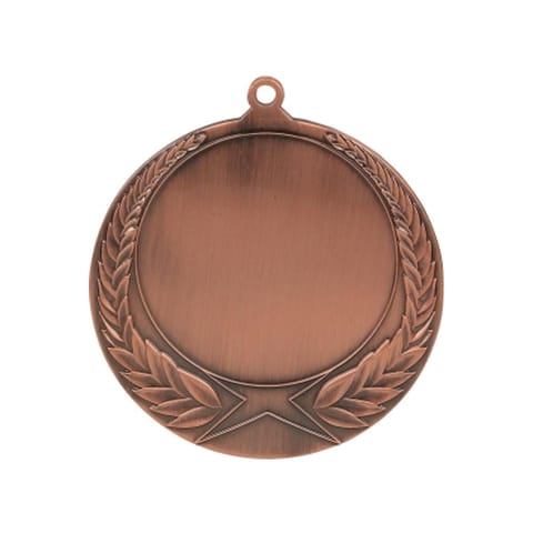 ⁨Medal brązowy ogólny z miejscem na emblemat 50 mm - medal stalowy⁩ w sklepie Wasserman.eu