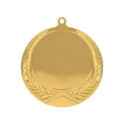 ⁨Medal złoty ogólny z miejscem na emblemat 50 mm - medal stalowy⁩ w sklepie Wasserman.eu
