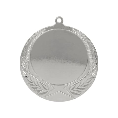 ⁨Medal srebrny ogólny z miejscem na emblemat 50 mm - medal stalowy⁩ w sklepie Wasserman.eu