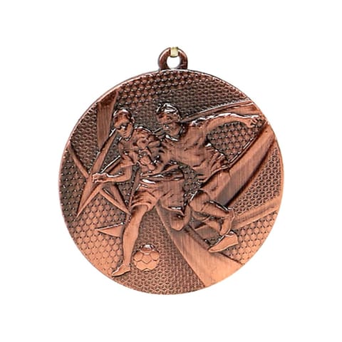 ⁨Medal brązowy- piłka nożna - medal stalowy⁩ w sklepie Wasserman.eu