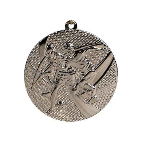 ⁨Medal srebrny- piłka nożna - medal stalowy⁩ w sklepie Wasserman.eu