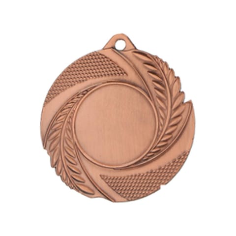 ⁨Medal brązowy ogólny z miejscem na emblemat 25 mm stalowy⁩ w sklepie Wasserman.eu