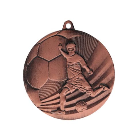 ⁨Medal brązowy- piłka nożna - medal stalowy⁩ w sklepie Wasserman.eu