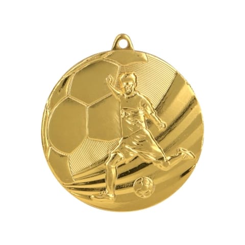 ⁨Medal złoty- piłka nożna - medal stalowy⁩ w sklepie Wasserman.eu