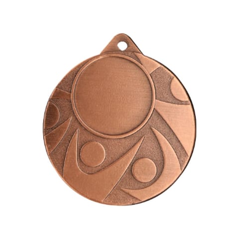 ⁨Medal brązowy ogólny z miejscem na emblemat 25 mm - medal stalowy⁩ w sklepie Wasserman.eu