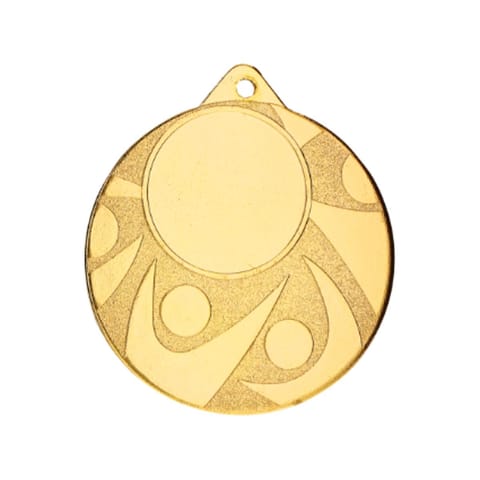 ⁨Medal złoty ogólny z miejscem na emblemat 25 mm - medal stalowy⁩ w sklepie Wasserman.eu