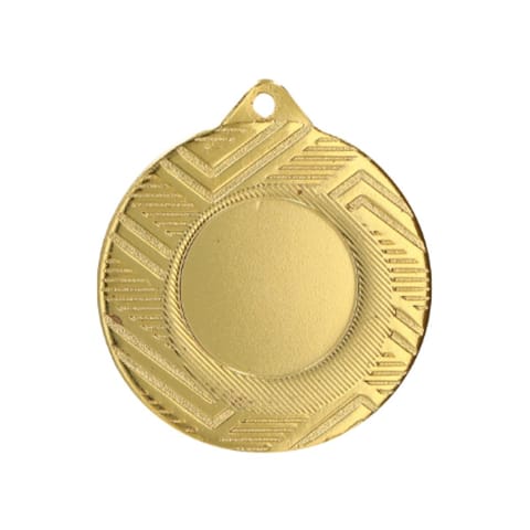 ⁨Medal złoty ogólny z miejscem na emblemat 25 mm - medal stalowy⁩ w sklepie Wasserman.eu