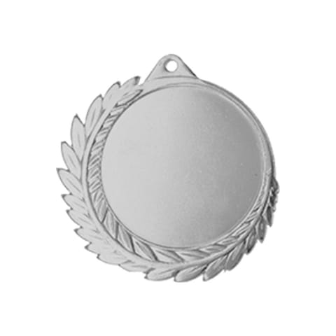⁨Medal srebrny ogólny z miejscem na emblemat 50 mm - medal stalowy⁩ w sklepie Wasserman.eu