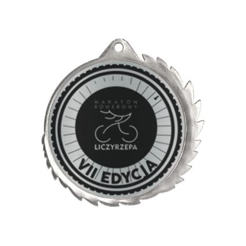 ⁨Medal metalowy z grawerowaniem na laminacie⁩ w sklepie Wasserman.eu