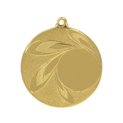 ⁨Medal złoty ogólny z miejscem na emblemat 25 mm - medal stalowy⁩ w sklepie Wasserman.eu
