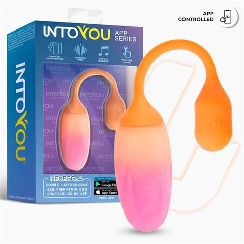⁨NexEgg Vibe Silicone App Orange & Pink Cl52⁩ w sklepie Wasserman.eu