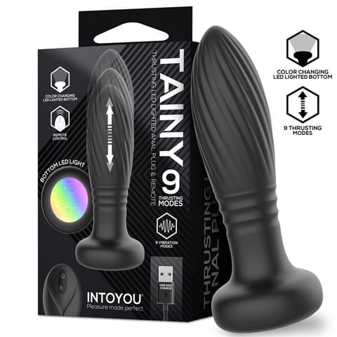 ⁨Tainy Thrusting Led Lighted Anal Plug Remote Cl,72⁩ w sklepie Wasserman.eu