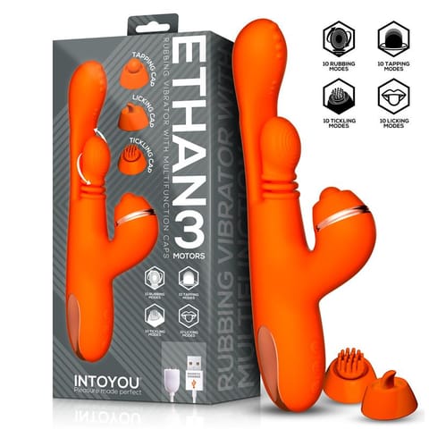 ⁨Ethan Rubbing Vibrator with Multifunction Caps⁩ w sklepie Wasserman.eu