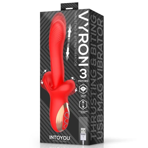 ⁨Vyron Thrusting & Biting Vibrator USB Clave 30⁩ w sklepie Wasserman.eu