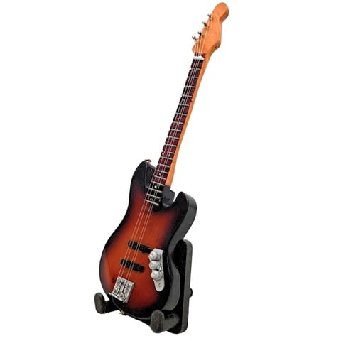 ⁨Mini Gitara Dekoracyjna 15 cm na Stojaku – BMG-025⁩ w sklepie Wasserman.eu