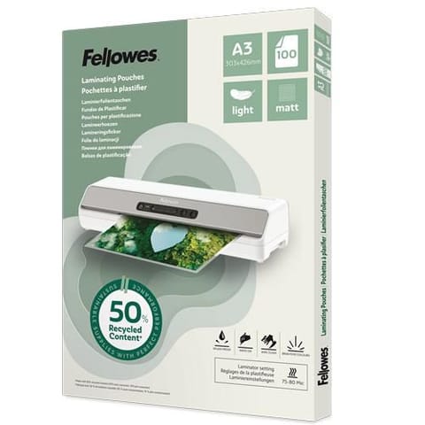 ⁨Fellowes Laminator Pouch 100 Pc(S)⁩ w sklepie Wasserman.eu