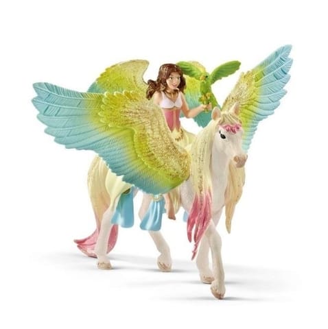 ⁨Figurine Sorrow Surah with a shimmering pegasus⁩ at Wasserman.eu