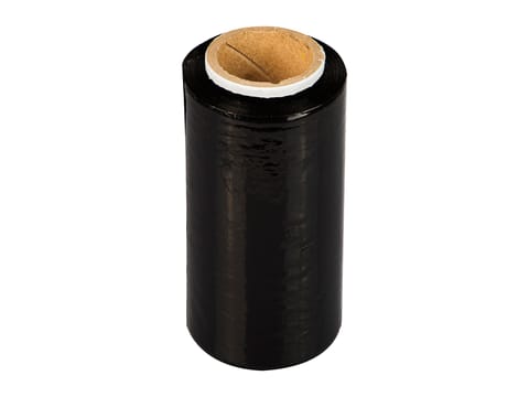⁨Folia stretch mini czarna 100mm Fi 30 0,2kg szerokość-10cm. -grubośc-23um⁩ w sklepie Wasserman.eu