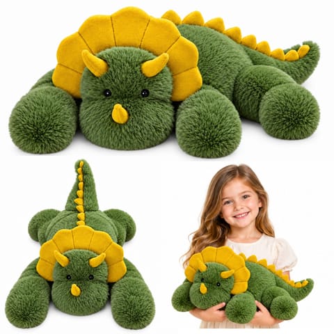 ⁨Pluszowy Dinozaur Przytulanka Maskotka Długie Łapy Zielony 60cm⁩ w sklepie Wasserman.eu