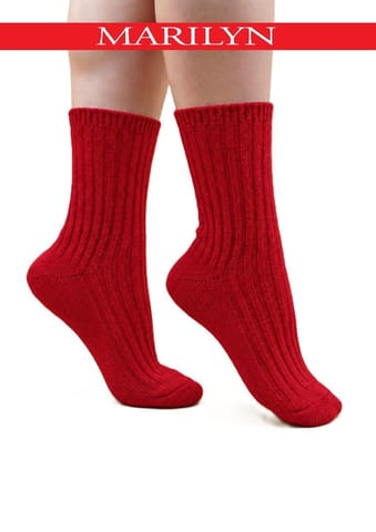 ⁨Skarpety Marilyn Damskie Wool Me (kolor CHOCOLATE, rozmiar 36-41)⁩ w sklepie Wasserman.eu