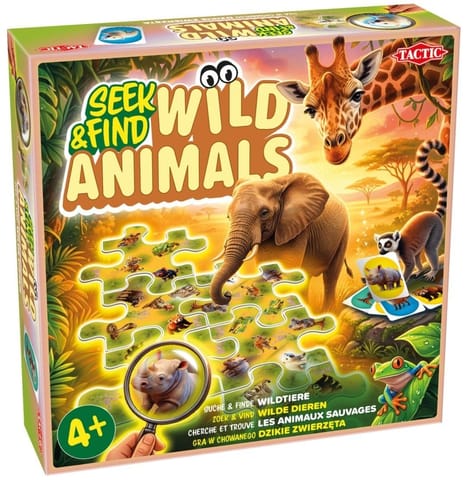 ⁨Gra planszowa - Seek and Find Wild Animals⁩ w sklepie Wasserman.eu