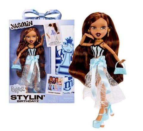 ⁨Bratz Stylin Birthdayz Doll - Yasmin + T-Shirt⁩ w sklepie Wasserman.eu