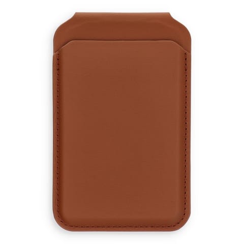⁨Etui portfel z podstawką zgodne z MagSafe Satechi Vegan Leather Wallet Stand skórzane brązowe⁩ w sklepie Wasserman.eu