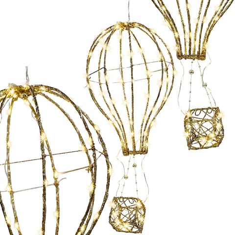 ⁨FIGURKA DEKORACYJNA BALON 80LED 35CM⁩ w sklepie Wasserman.eu