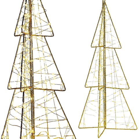 ⁨CHOINKA DEKORACYJNA 150LED CHAMPAGNE 60CM LUCA⁩ w sklepie Wasserman.eu