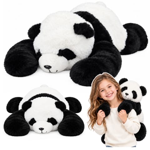 ⁨Pluszowa Panda Przytulanka Maskotka Długie Łapy Czarno-Biała 60cm⁩ w sklepie Wasserman.eu