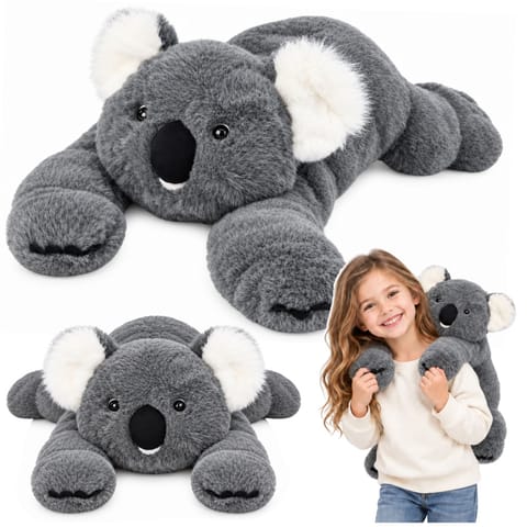 ⁨Pluszowy Koala Przytulanka Maskotka Długie Łapy Szary 60cm⁩ w sklepie Wasserman.eu
