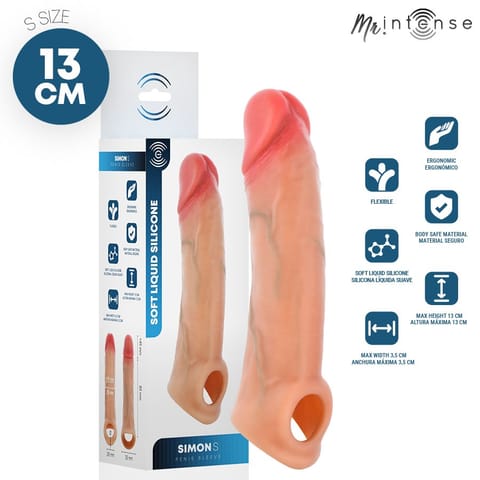 ⁨MR INTENSE - SIMON S SILICONE PENIS COVER 13 CM -Ø- 4 CM⁩ w sklepie Wasserman.eu