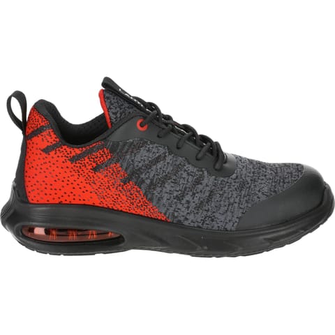 ⁨SHOES, KNITTED, BLACK-RED, S1 FO SR, "39", CE, LAHTI⁩ at Wasserman.eu