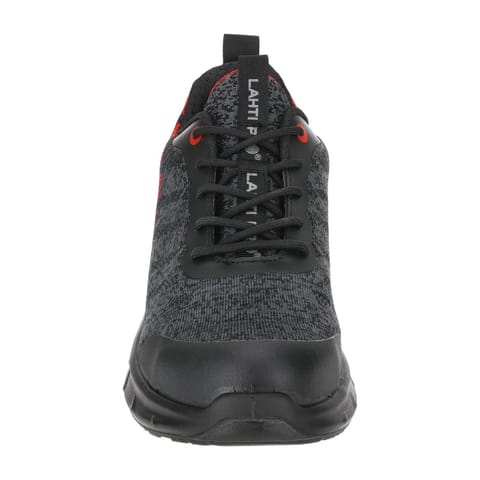 ⁨SHOES, KNITTED, BLACK-RED, S1 FO SR, "39", CE, LAHTI⁩ at Wasserman.eu