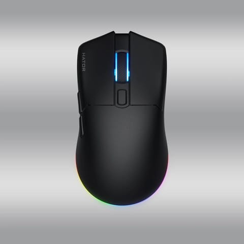 ⁨Mysz dla graczy bezprzewodowa Hator Pulsar 4 Wireless czarna⁩ w sklepie Wasserman.eu