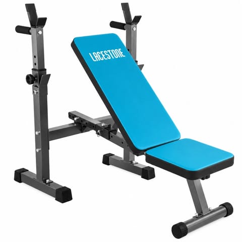⁨LACESTONE Ławka treningowa płaska regulowana pochylona trening Fitness⁩ w sklepie Wasserman.eu