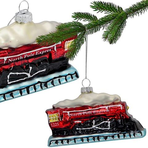 ⁨BOMBKA SZKLANA FORMÓWKA EKSPRES POLARNY SASKA GIFT & DECOR⁩ w sklepie Wasserman.eu