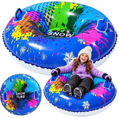 ⁨Koło Dmuchane Do Zjazdów Na Śniegu Opona Snow Tube Kolorowa 85 cm⁩ w sklepie Wasserman.eu