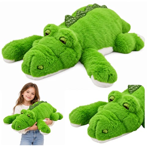 ⁨Pluszowy Krokodyl Maskotka Przytulanka Obciążeniowe Łapki Zielony 75 cm⁩ w sklepie Wasserman.eu