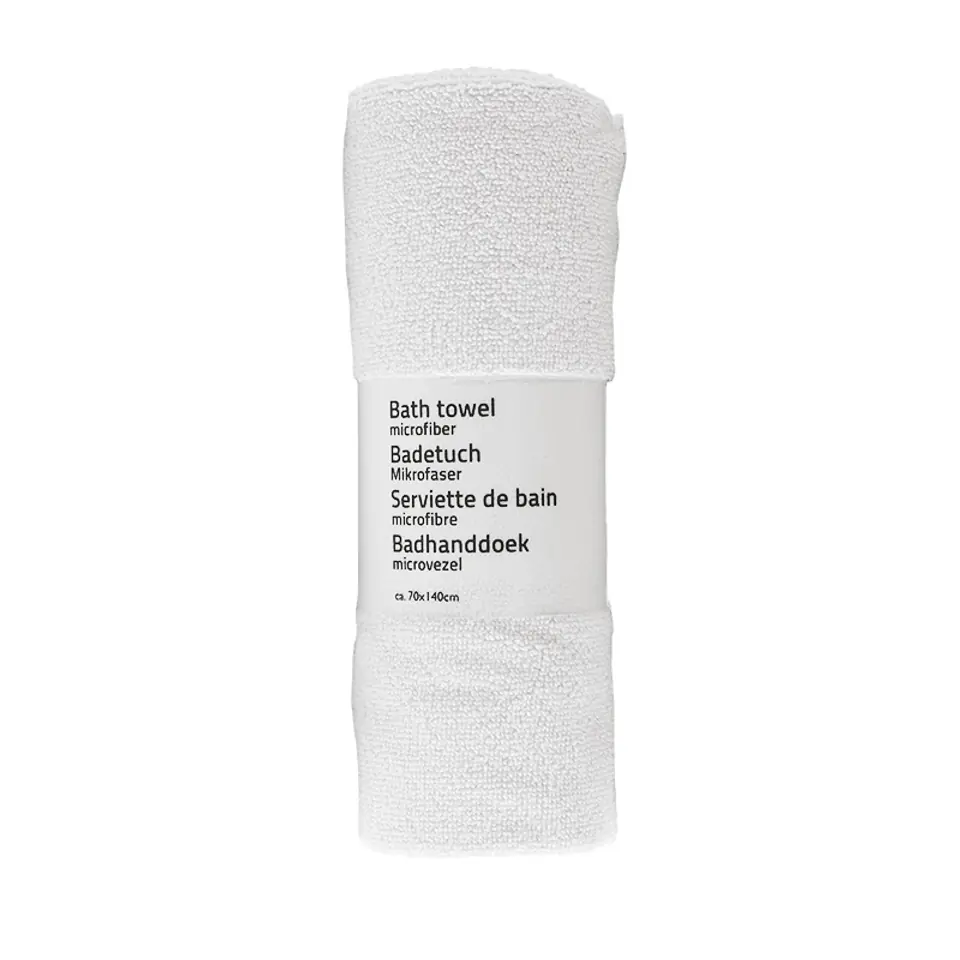 ⁨Bath towel 70x140 (white)⁩ at Wasserman.eu