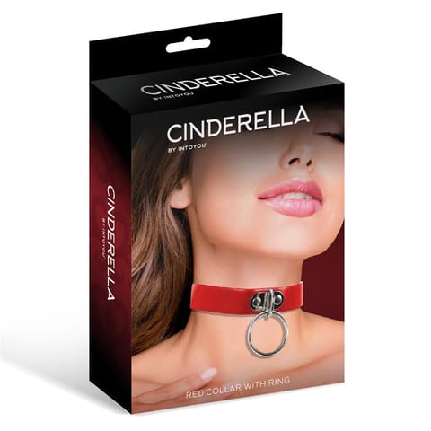 ⁨Cinderella Red Collar With Ring⁩ w sklepie Wasserman.eu