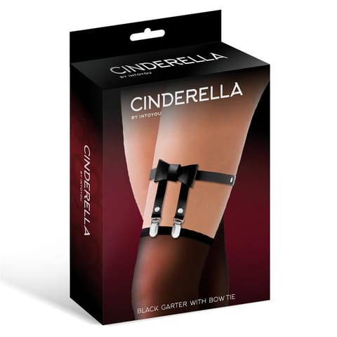 ⁨Cinderella Black Garter With Bow Tie⁩ w sklepie Wasserman.eu