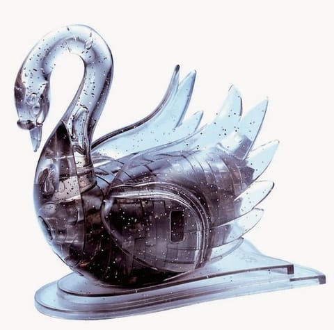 ⁨Crystal puzzle Łabędź Czarny⁩ w sklepie Wasserman.eu