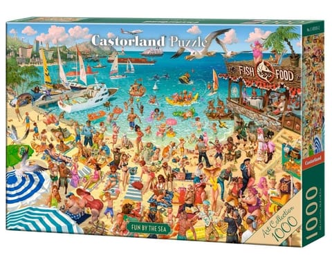 ⁨Puzzle 1000 Fun by the Sea CASTOR⁩ w sklepie Wasserman.eu