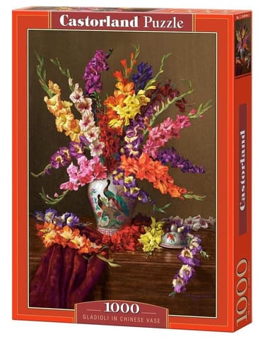 ⁨Puzzle 1000 Gladioli in Chinese Vase CASTOR⁩ w sklepie Wasserman.eu