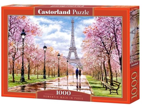 ⁨Puzzle 1000 elements Romantic Walk in Paris⁩ at Wasserman.eu