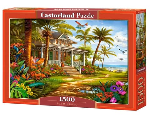 ⁨Puzzle 1500 Palm House CASTOR⁩ w sklepie Wasserman.eu