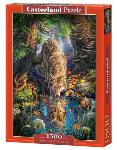 ⁨Puzzles 1500 elements Wolf in the Wild⁩ at Wasserman.eu