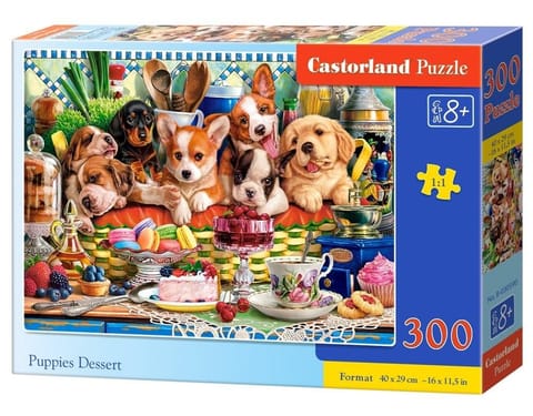 ⁨Puzzle 300 Puppies Dessert CASTOR⁩ w sklepie Wasserman.eu