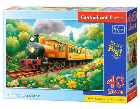 ⁨Puzzle 40 Summer Locomotive CASTOR⁩ w sklepie Wasserman.eu